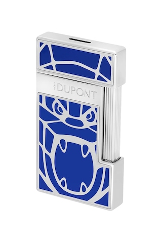 S.t. Dupont Orlinski Series Slimmy Mavi Gümüş Puro Çakmağı 28064