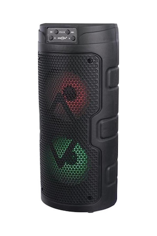 1926 Kablosuz Mikrofonlu Rgb Ledli Usb/tf/radyolu Taşınabilir Bluetooth Hoparlör Parti Speaker