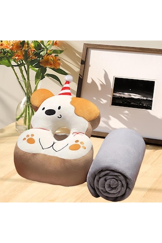 Homyl Ofis Masası Yastık Seyahat Yatak Odası Kanepe Için Çok Sarıkulakbattaniyeli