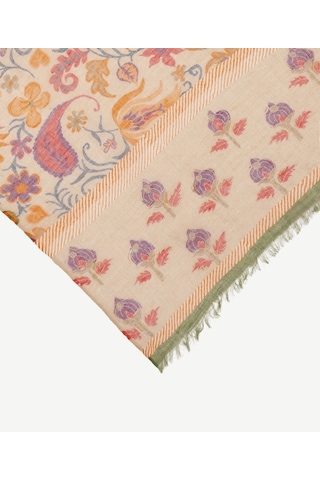 Yargıcı Karışık Desenli Şal 26yksl1096x 320 Çok Renkli
