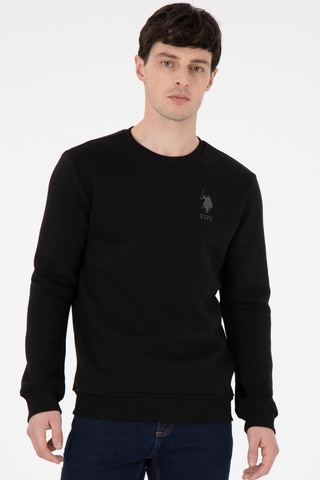 U.s. Polo Assn. Erkek Siyah Sweatshirt 50292596-vr046 Siyah