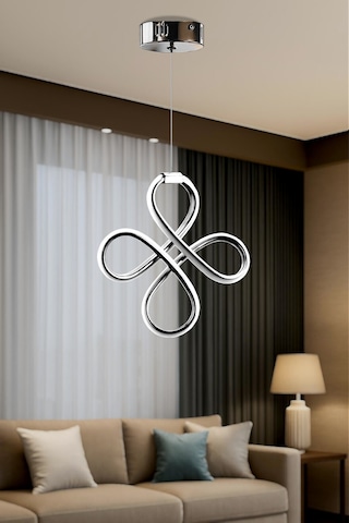 Yonca Modeli 2025 Collection Krom Kaplama Salon Mutfak Banyo Yatak Çocuk Odası Modern Led Avize Krom