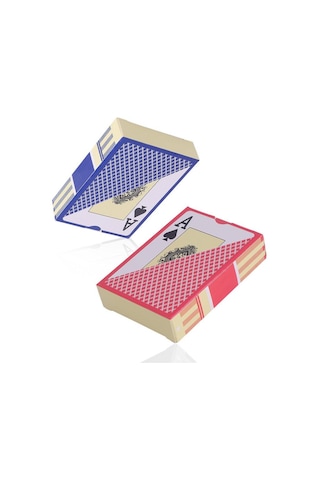 Mavi Poker Kartı Seti Su Geçirmez Dayanıklı Pvc Fırçalama Plastik Oyun Kartları Yenilik Bq