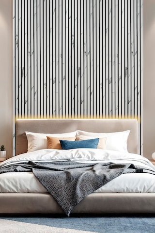 Mdf Ahşap Akustik Duvar Paneli 60x275 Cm - Mermer Pvc 60x275