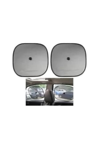 Autokit Oto Araç Araba Yan Cam Perdesi Vantuzlu Düz Üniversal 2li Set Fa1-650