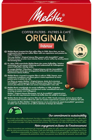 Melitta 1x4 Original Intense Kahve Filtre Kağıdı - 80 Adet