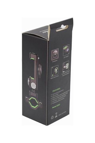Cbtx Q003 Bisiklet Kilitli 360° Dönen Cep Telefonu Tutucu Siyah
