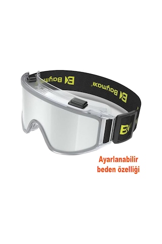 Baymax İş Güvenlik Gözlüğü Kaynak Koruyucu Gözlük S550 Şeffaf N11.3441