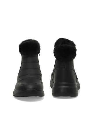 Travel Soft Trv2452 Fermuarlı Ve Kürklü Comfort Taban Bot Siyah