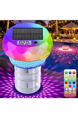 Greentech Water Güneş Enerjili Kumandalı Havuz Led Aydınlatma 1 Adet/gt-pl04