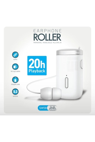 Subzero SW58 Makaralı Bluetooth Kulak İçi Kulaklık