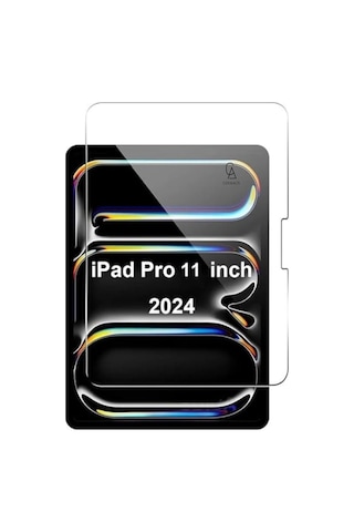 Apple Uyumlu iPad Pro 13 Inç 2024 M4 A2925-a2926 Temperli Kırılmaz Cam Ekran Koruyucu 5 Adet