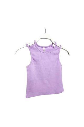 Kız Çocuk Crop Lila