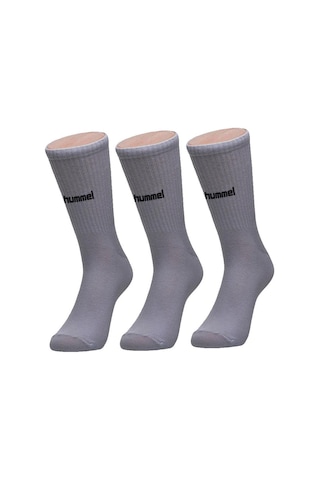 Hummel Maxı Antrenman Çorabı Gri 3 Lü Paket