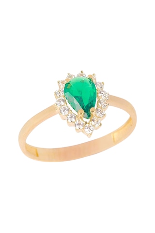 Cigold Taşlı Yüzük 14 Ayar Altın 1.48 Gr Oa-k21601029065