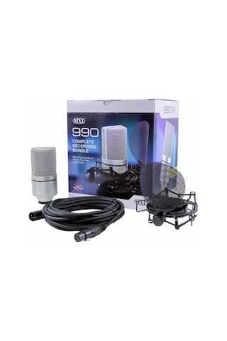 Mxl 990 Complete Bundle Vokal Enstrüman/Youtuber/Podcast Mikrofon