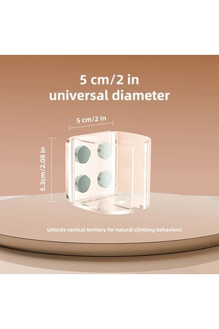 Willowhaven Manyetik Akrilik Otomatik Küçük Evcil Hayvan Suluk Tutucu - Kaymaz Tasarım