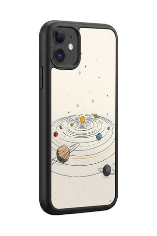 İphone 11 Uyumlu Güneşsistemigezegen Desenli Kamera Korumalı Darbelere Dayanıklı Kılıf 952-güneşsistemigezegen-iphone11