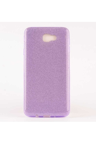 Samsung Uyumlu Galaxy A8 2016 Kılıf Zore Shining Silikon Mor
