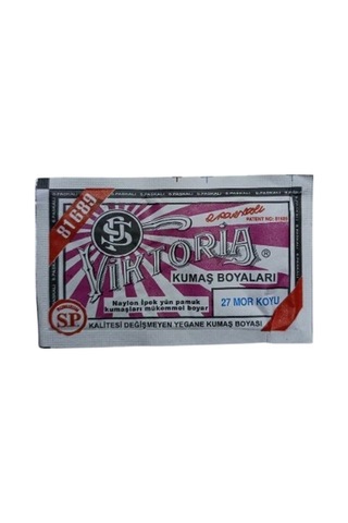 27 - Kumaş Boyası Mor Koyu 11 Gr 10