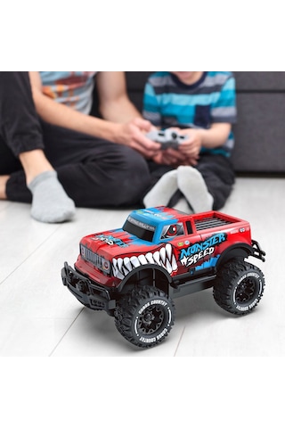 1:20 Speed Monster Uzaktan Kumandalı Full Fonksiyon Işıklı Kamyo Çok Renkli
