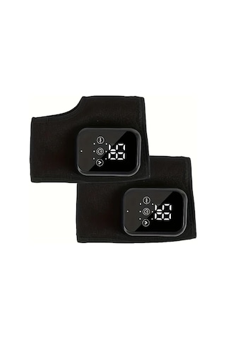 Fochsia Isıtmalı Masaj Aleti 2 Paket Siyah Ayak Bileği Rahatlatıcı Üç Masaj Modu Ayarlanabilir Sıcaklık Usb Lcd Ekran Taşınabilir Tasarım Altın