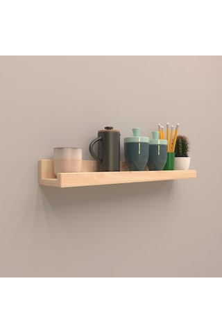 Rafkestir Setli Duvar Rafı 140 Cm Akçaağaç ( Mat )