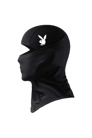 Flex Tavşan Rabbit Reflektörlü Siyah Kar Maske Balaklava Balaclava Boyunluk Buff Motosiklet Scooter