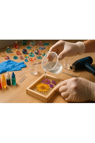 7.5 Kg Hobby Epoxy/ Şeffaf Epoksi Reçine Ince Döküm Power Tıme