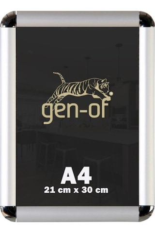 Gen-of A4 Alüminyum Rondo Çerçeve 21x30