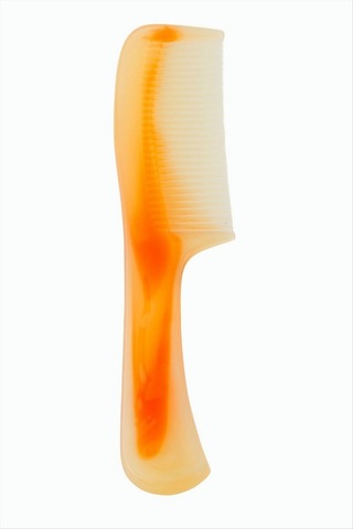 Düz - 761 - Saplı Plastik Tarak - Spt-gld - - Sarı Diğer