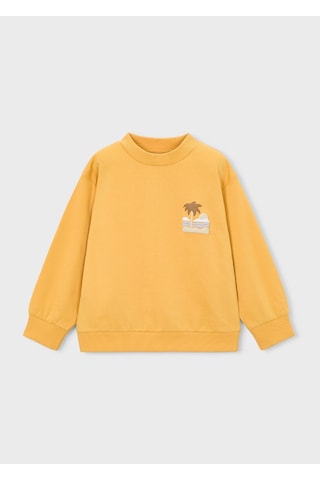 Mayoral Erkek Çocuk İki İplik Sweatshirt Sarı