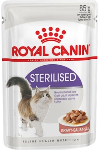 Royal Canin Sterilised Gravy Pouch Kısırlaştırılmış Yetişkin Kedi Yaş Maması 10 x 85 G