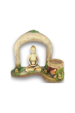 Yogacı Kız Buhurdanlık Geriakış Tütsülük