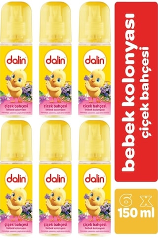 Dalin Bebek Kolonyası Çiçek Bahçesi Sprey 150 ML X6 Adet