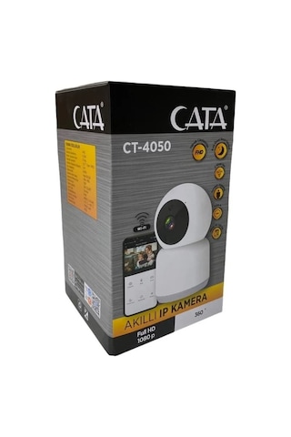 Ct-4050 360 Derece Dönebilen Akıllı Ip Kamera Full Hd-1080p