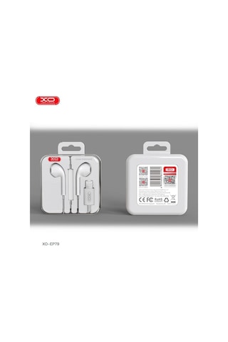 Xo Ep79  Seri Lighting Girişli Bluetooth Kulaklık - Apple Uyumlu iPhone  Şeffaf