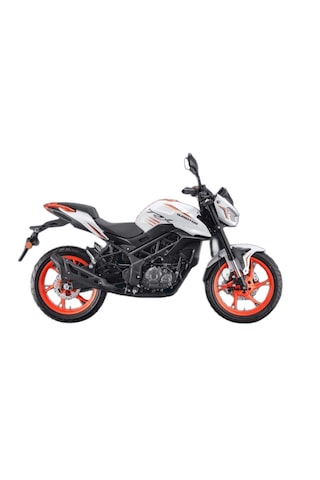 Qj Motor TRX 12 Motosiklet Beyaz - Turuncu