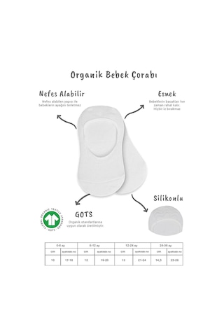 Bistyle 2'li Penye Babet Silikonlu Basic Çorap 30104 Beyaz Beyaz Beyaz