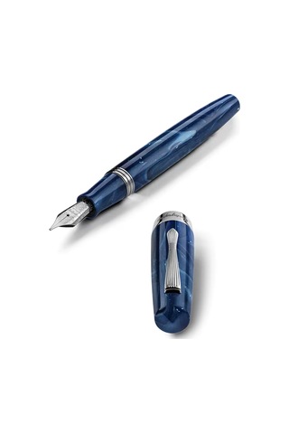 Montegrappa Elmo 02 Nebula Dolma Kalem - F Uç Ise2r2ad Mavi
