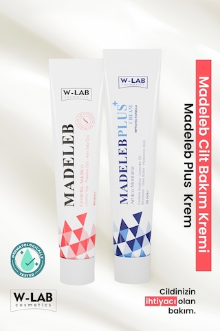 W-Lab Cosmetics Madeleb Krem + Madeleb Plus Jel Set