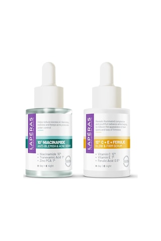 Leke Karşıtı Serum Seti 10% Vitamin C + 10% Niacinamide Serum Seti