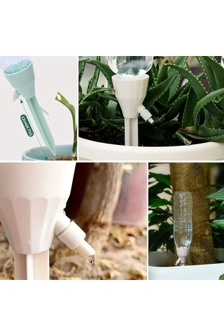 Bahçe Sulama İçin 3adet Pet Şişe Uyumlu Ayarlanır Damla Sulama Aparatı Seti