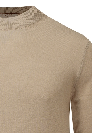 Hatemoğlu Camel Regular Fit Yarım Balıkçı Yaka Rayon Kazak 2977657 Camel