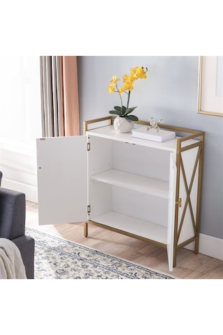 Püff Berlin Fonksiyonel Dolap Beyaz