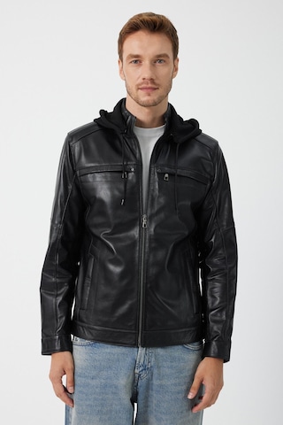 Demar Siyah Deri Mont 001