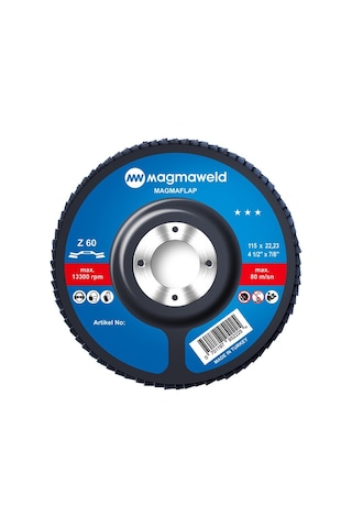 Magmaweld 115X22 Mm Zr 60 Kum Flap Disk 10 Adet