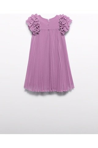 Mayoral Abel&lula Kız Çocuk Pileli Elbise Mor