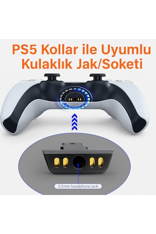 Ps5 Kollar İle Uyumlu 3,5mm Kulaklık Jakı Soketi