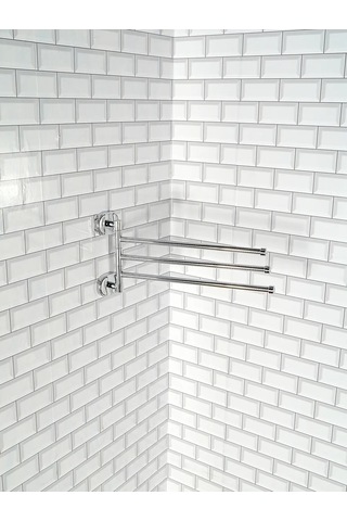 Potato Döner Üçlü Havlu Tutucu 154742424 Krom